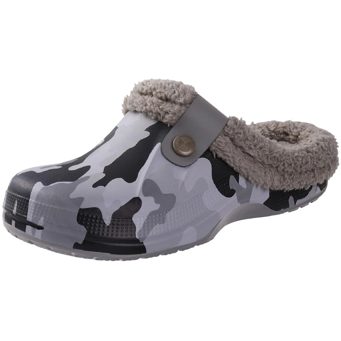 Warm fur slippers non-slip unisex