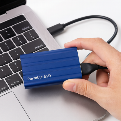 Secure External Hard Drive for Backup and Storage