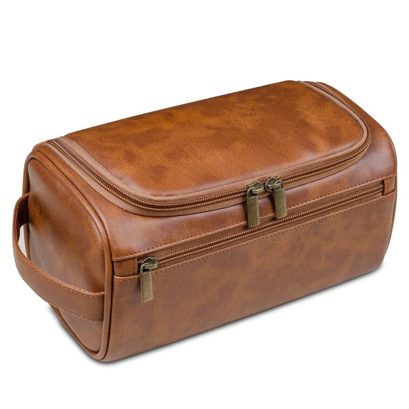 Men's Leather Travel Bag for Business or Leisure Trips