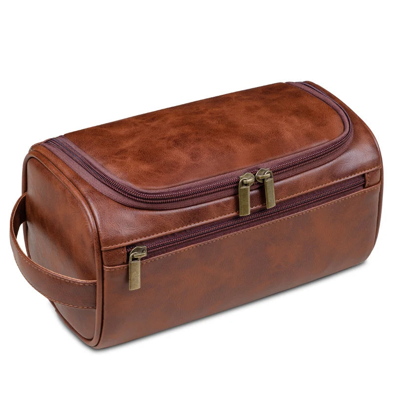 Men's Leather Travel Bag for Business or Leisure Trips