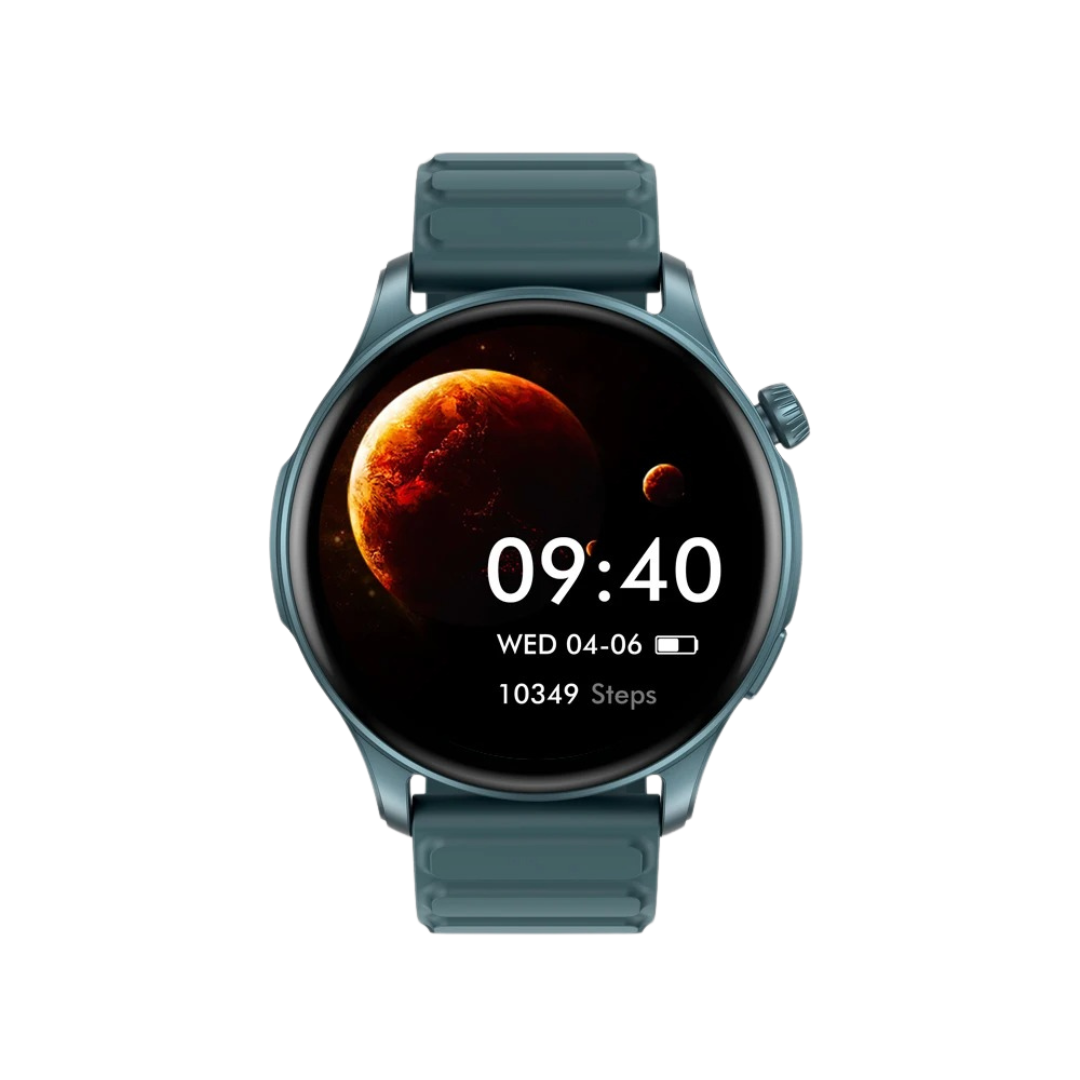 Connected sports watch with touch screen