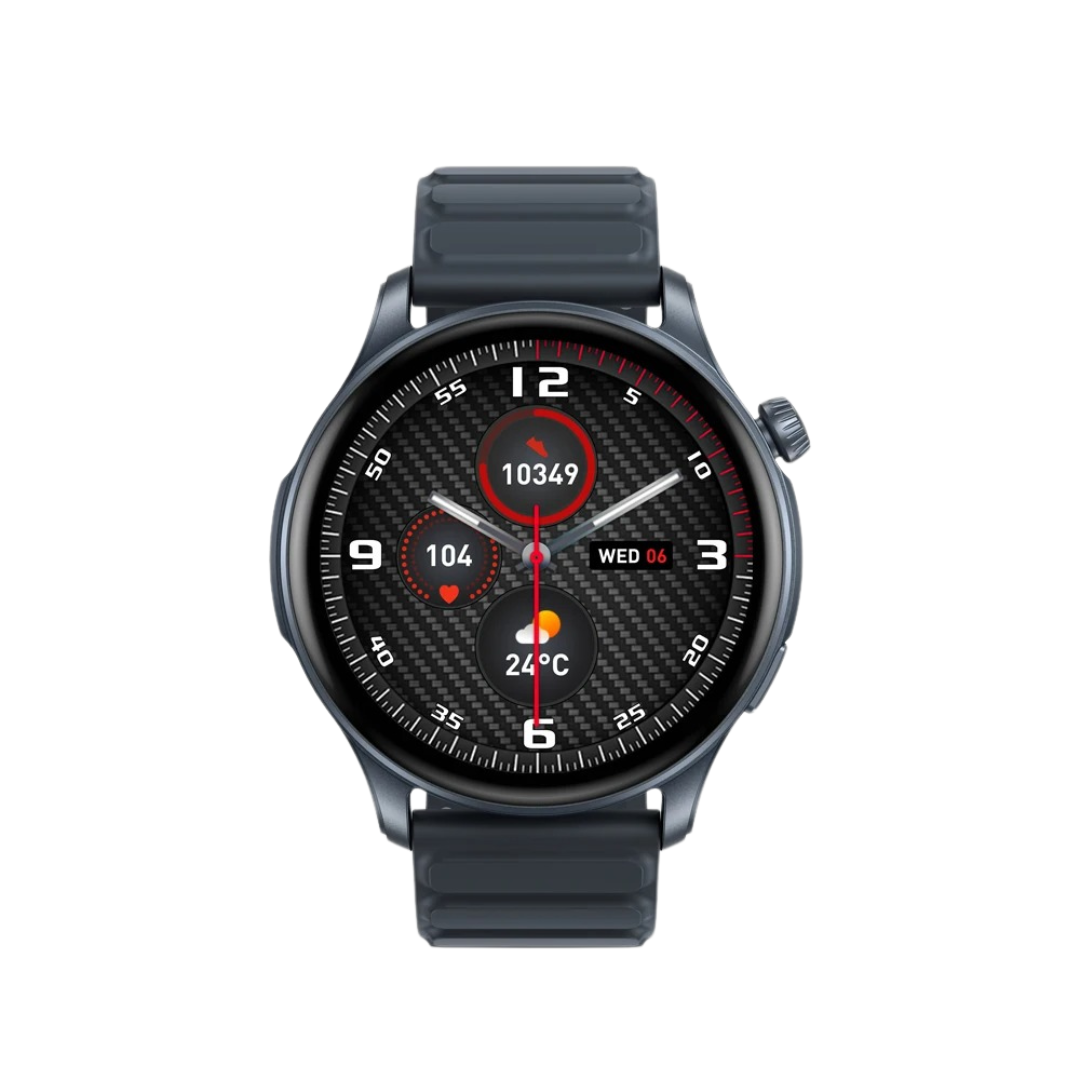 Connected sports watch with touch screen