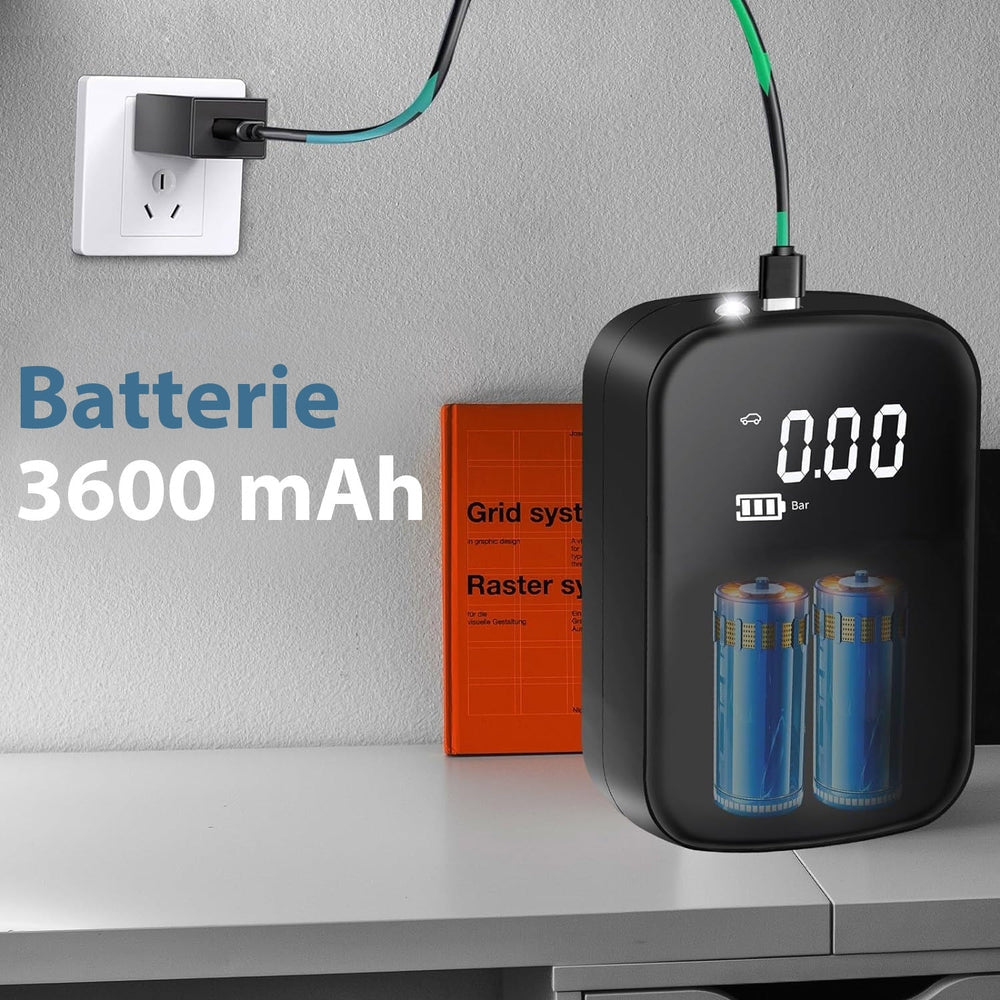 Portable Rechargeable Wireless Air Compressor