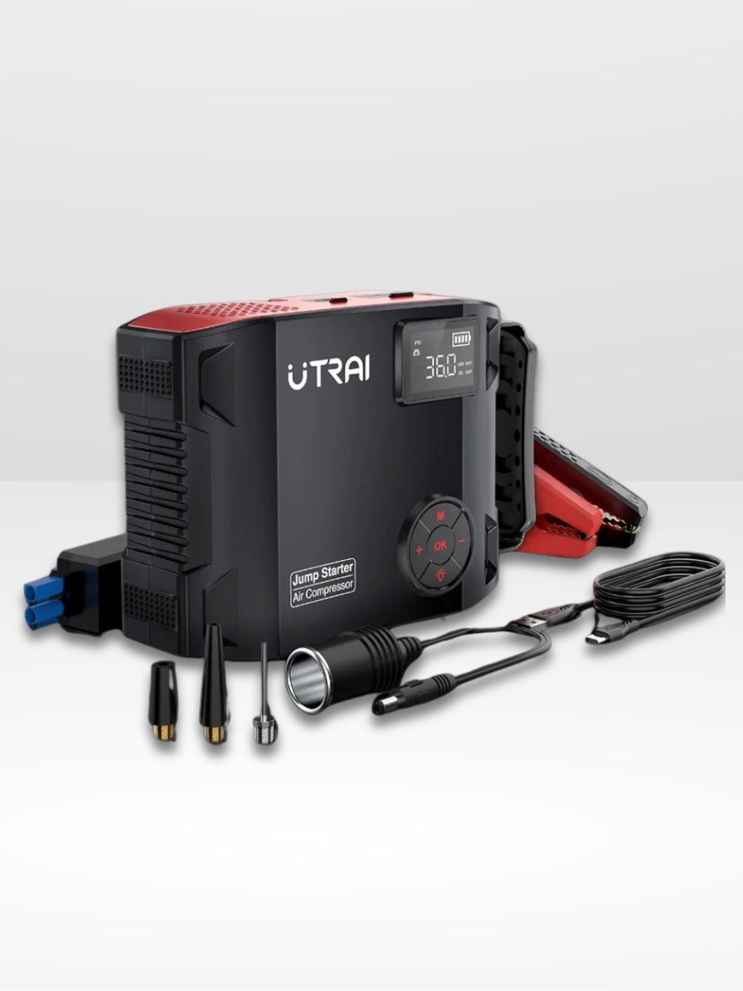 4-in-1 Compact and Practical Tire Inflator