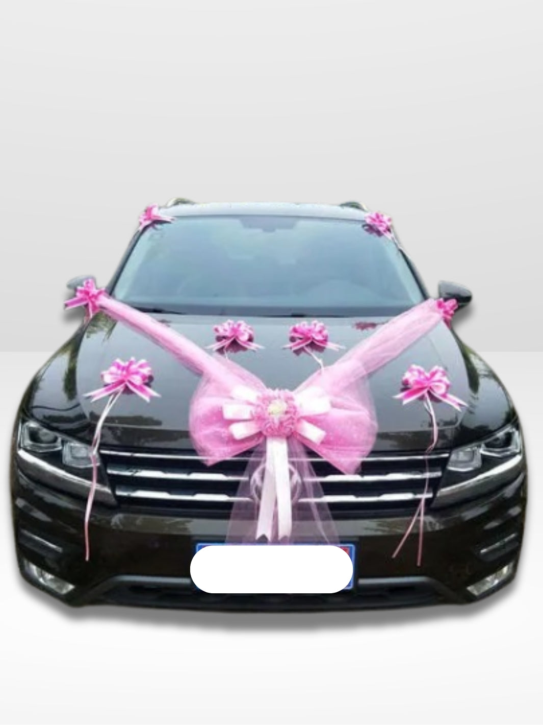 Elegant and Romantic Wedding Car Decoration