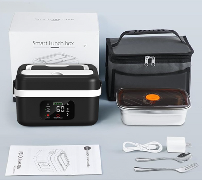 Portable Stainless Steel Heated Lunch Box