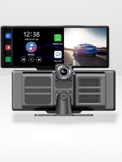 CarPlay Navigation Screen with Built-in Rear Camera