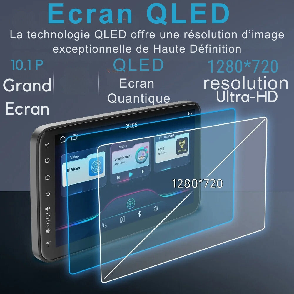 Portable Bluetooth Car Screen with Headrest