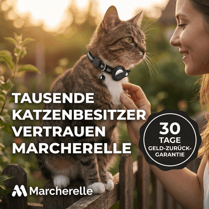 Macherelle™ – GPS Collar for Cats No Subscription | Compatible with iOS & Android