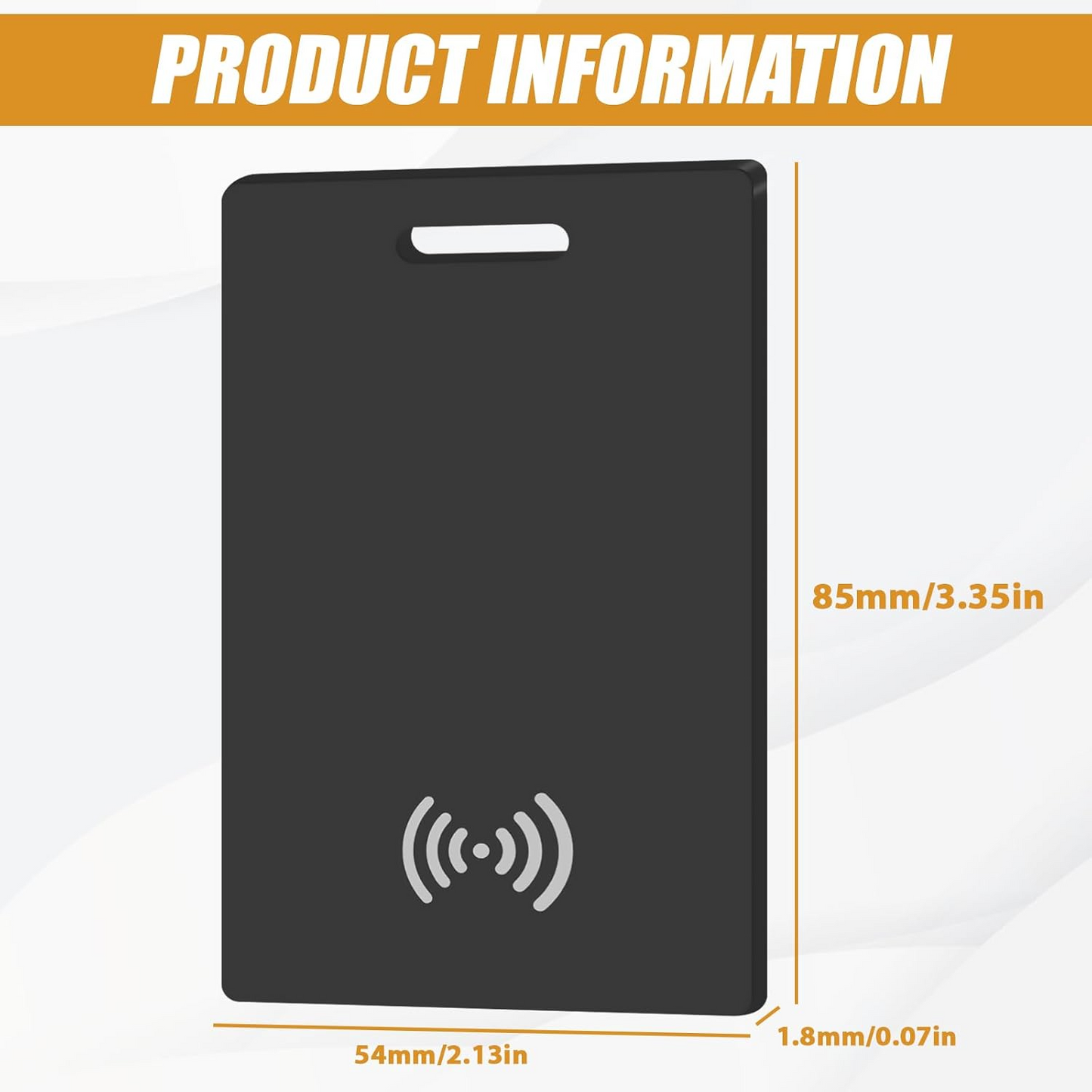 Marcherelle™ – Rechargeable Portfolio Tracking Card, Compatible with Apple Find My