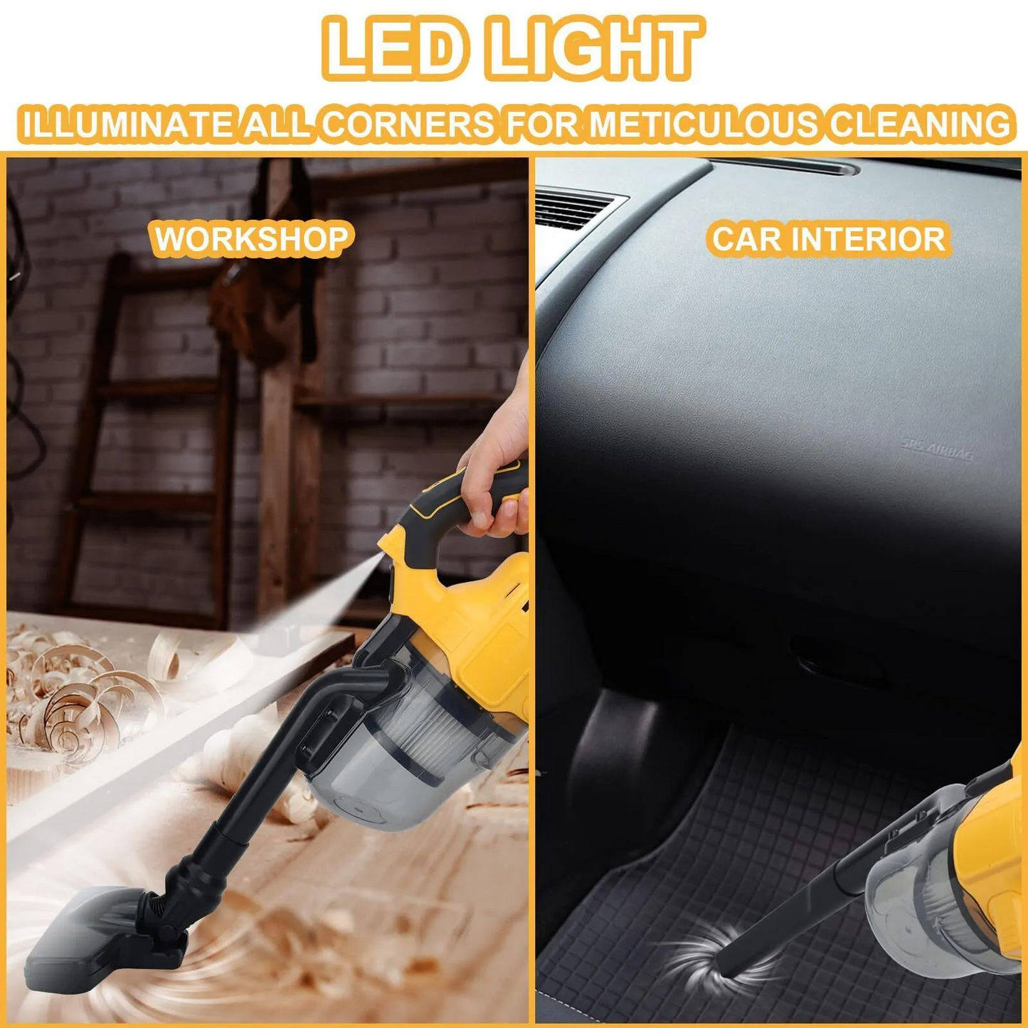 Marcherelle™ – Powerful Cordless Vacuum Cleaner for Versatile Cleaning