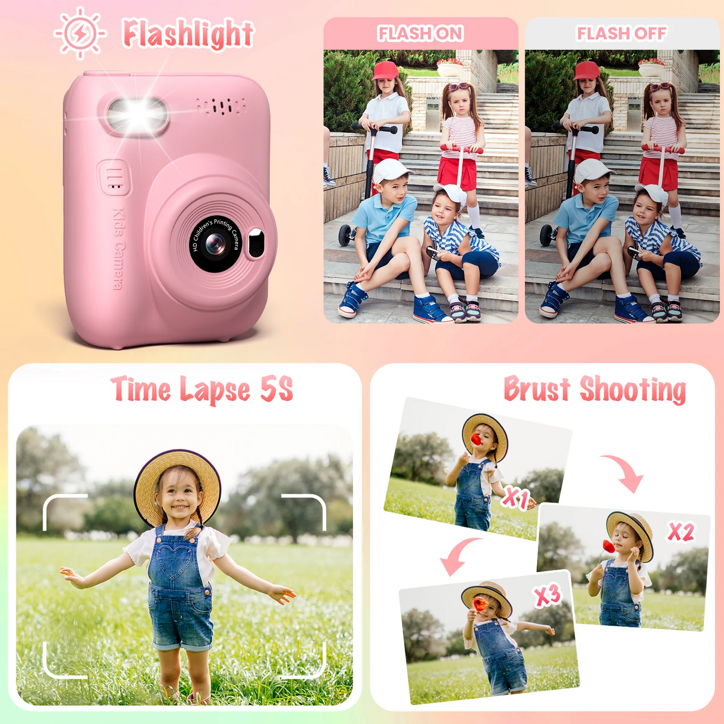 Marcherelle™ – Instant Camera for Children for Playful Creativity