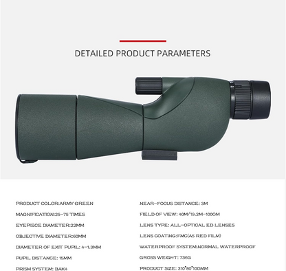 Marcherelle™ – Zoom Monocular 15–45× for Clear Viewing