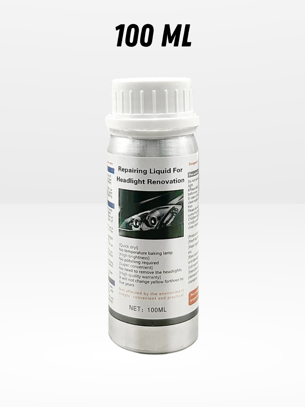 Liquide de réparation phares auto rapide et efficace - Marcherelle