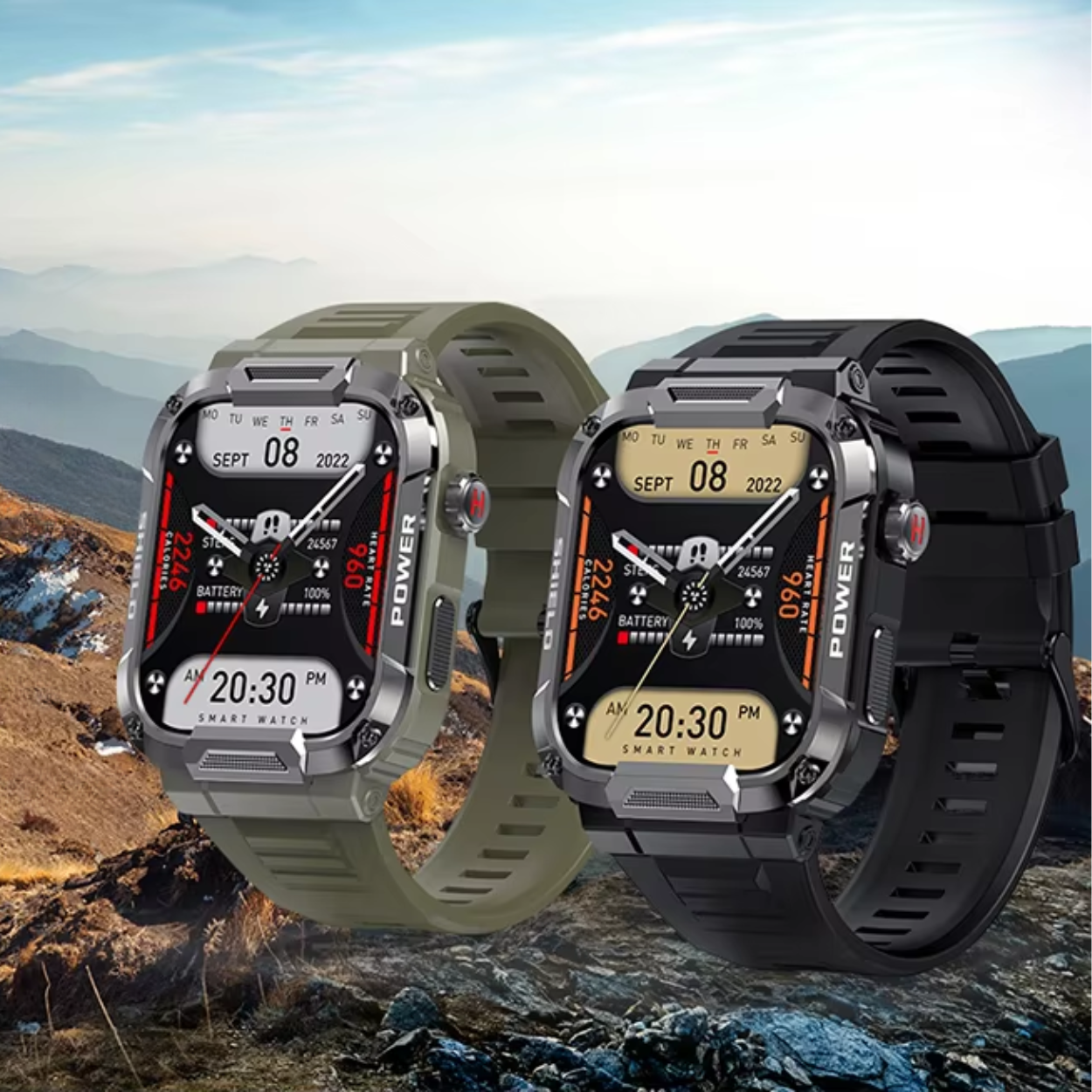 Waterproof MK66 Smartwatch with Elegant Design