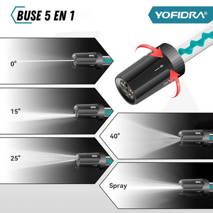 Powerful 220 Bar Portable High-Pressure Cleaner 5 in 1