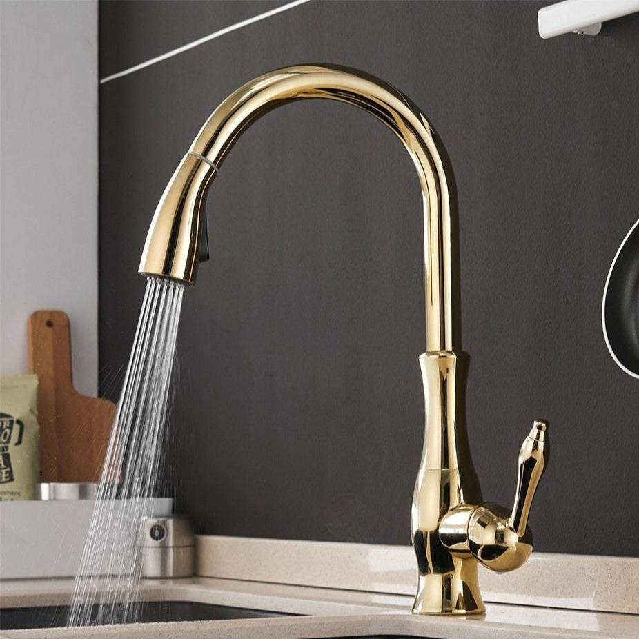Anton - Elegant Retractable Kitchen Faucet
