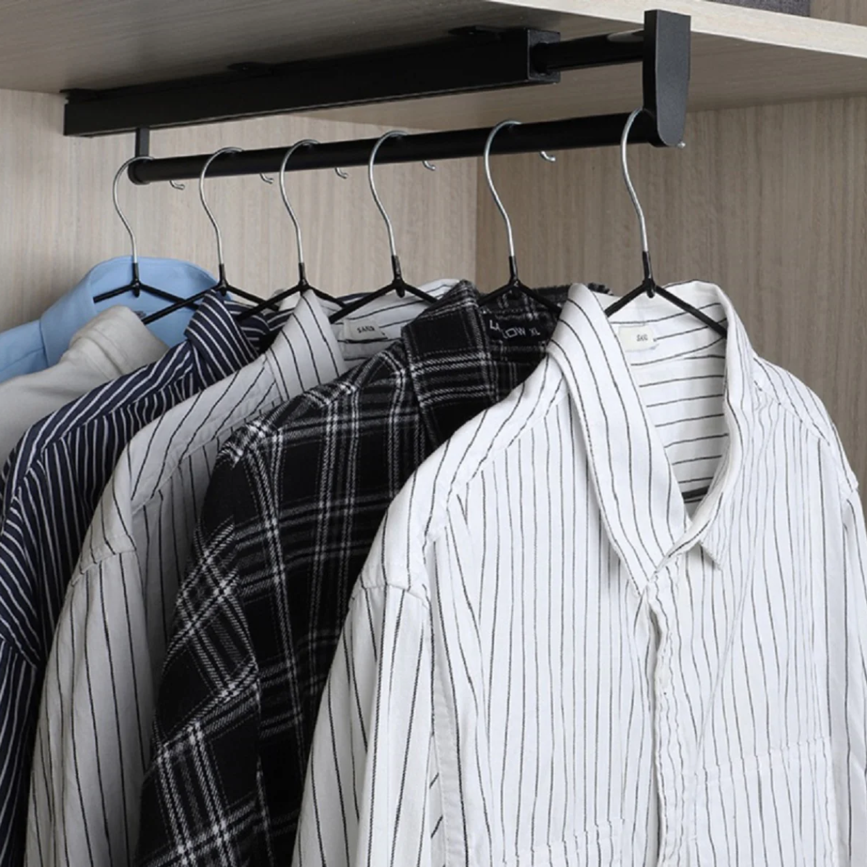 Sliding Clothes Rack for Wardrobe